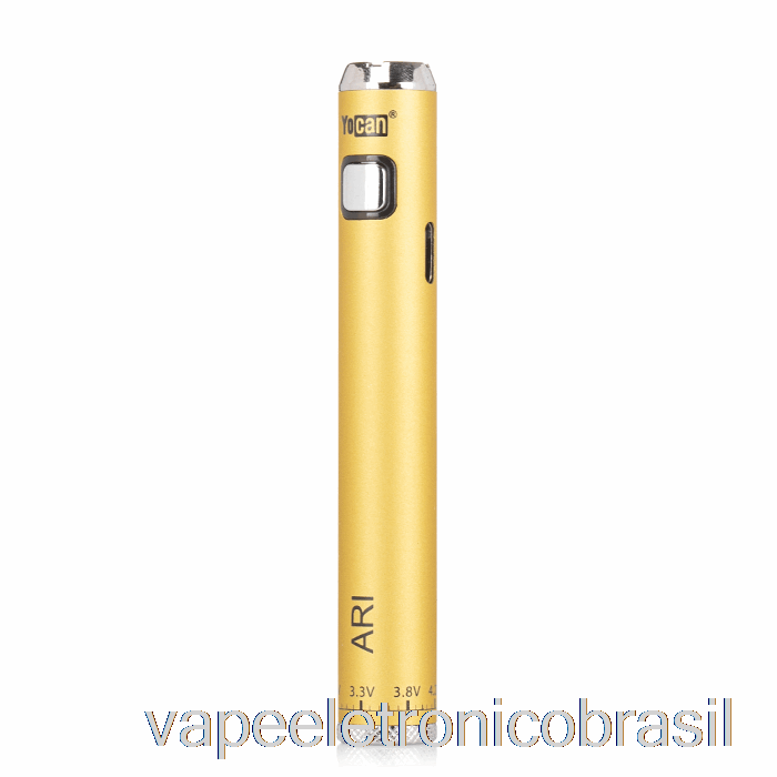 Vape Recarregável Yocan Ari 650mah Bateria Ouro